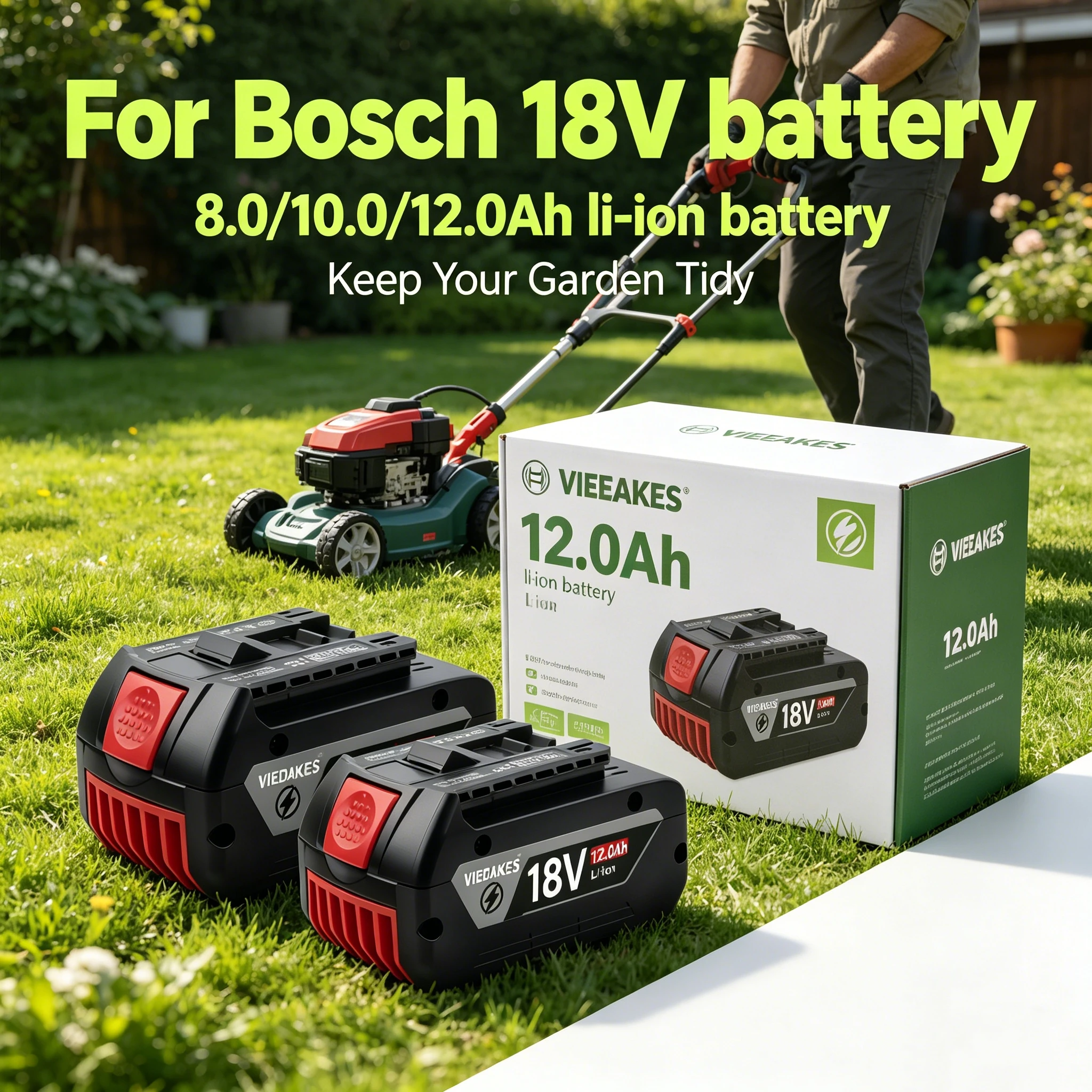 100% For Bosch 18V Professional Li-ion Battery, Electric Rechargeable Battery, 12.0/10Ah,for BS BAT609 BAT609G BAT618 BAT618G
100% For Bosch 18V Professional Li-ion Battery, Electric Rechargeable Battery, 12.0/10Ah,for BS BAT609 BAT609G BAT618 BAT618G