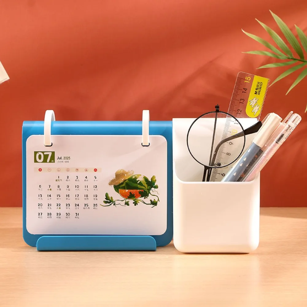 Creative Multi-function Desk Calendar Simple Portable Pen Holder with Hidden Drawers Plastic Standing Desk Calendar Save Space
Creative Multi-function Desk Calendar Simple Portable Pen Holder with Hidden Drawers Plastic Standing Desk Calendar Save Space
