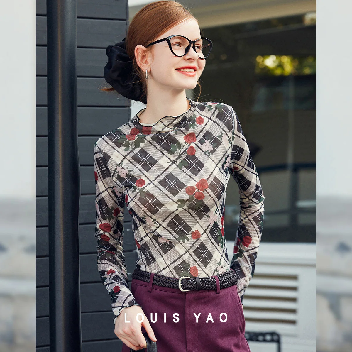 Printed Binding Long-Sleeve Tees 2025 Autumn Slightly Stretchy Stand-Up Collar Women's T-Shirt Slim Top Women Chic Street Wear
Printed Binding Long-Sleeve Tees 2025 Autumn Slightly Stretchy Stand-Up Collar Women's T-Shirt Slim Top Women Chic Street Wear
