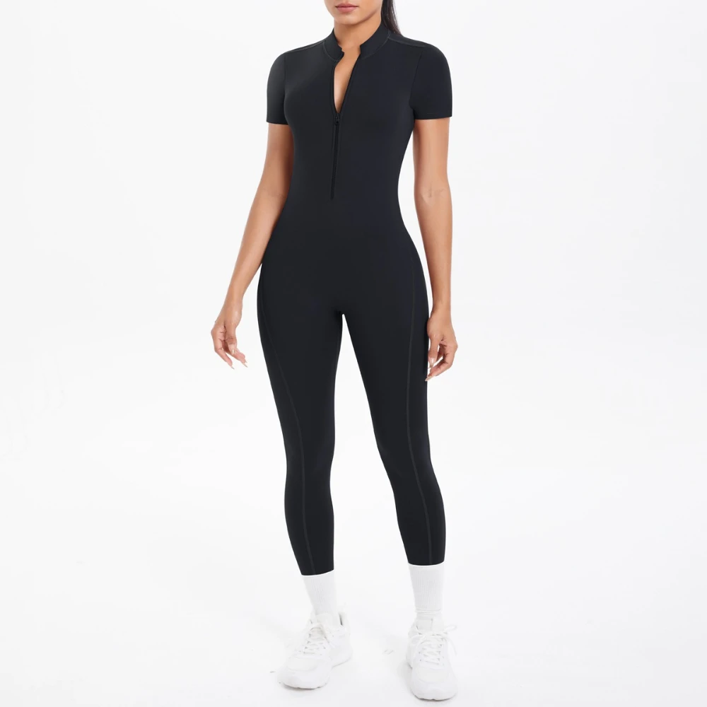Tight Fit Beautiful Back Lace Out Short Sleeved Tights One Piece Body Suit for Running Sport Yoga Exercise Fitness Activewear
Tight Fit Beautiful Back Lace Out Short Sleeved Tights One Piece Body Suit for Running Sport Yoga Exercise Fitness Activewear