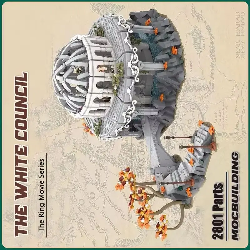 Конструктор White Council MOC: Технологичные блоки для сборки по мотивам фильма «Властелин колец», коллекционные игрушки для самостоятельной сборки, украшение для дома, рождественские подарки
Конструктор White Council MOC: Технологичные блоки для сборки по мотивам фильма «Властелин колец», коллекционные игрушки для самостоятельной сборки, украшение для дома, рождественские подарки
