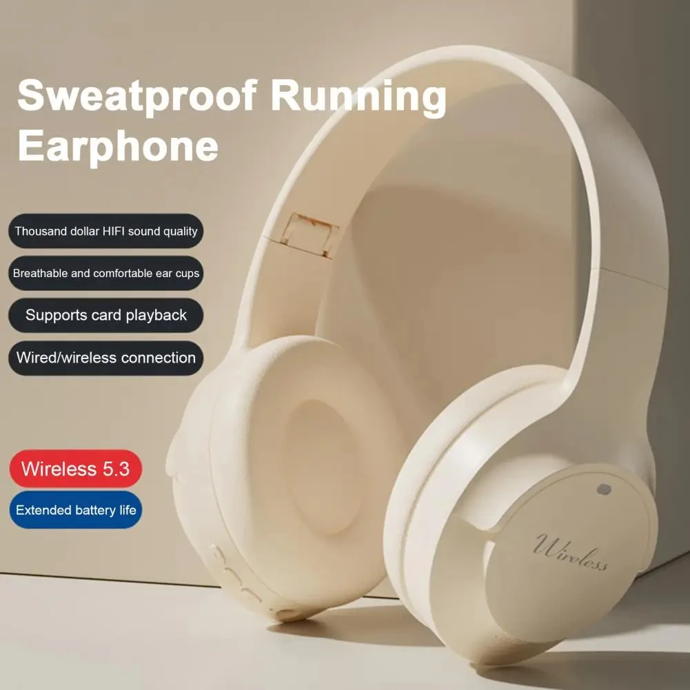 Intelligent Noise Reduction Headphone Wireless Bluetooth Headphones with Long Battery Life Noise Reduction Hifi Stereo for Music
Intelligent Noise Reduction Headphone Wireless Bluetooth Headphones with Long Battery Life Noise Reduction Hifi Stereo for Music