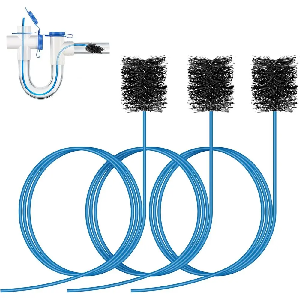 Flexible Drain Brush Set for AC Condensate Trap Cleaning, 48 Inch, Blue
Flexible Drain Brush Set for AC Condensate Trap Cleaning, 48 Inch, Blue