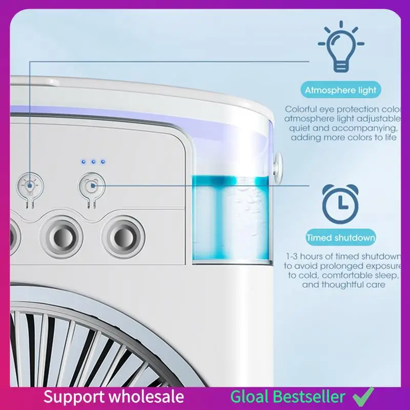 A38M Portable Desktop Humidifier Air Conditioner Fan Household Small Air Cooler Fan Air Adjustment For Office 3 Speed Fan
A38M Portable Desktop Humidifier Air Conditioner Fan Household Small Air Cooler Fan Air Adjustment For Office 3 Speed Fan