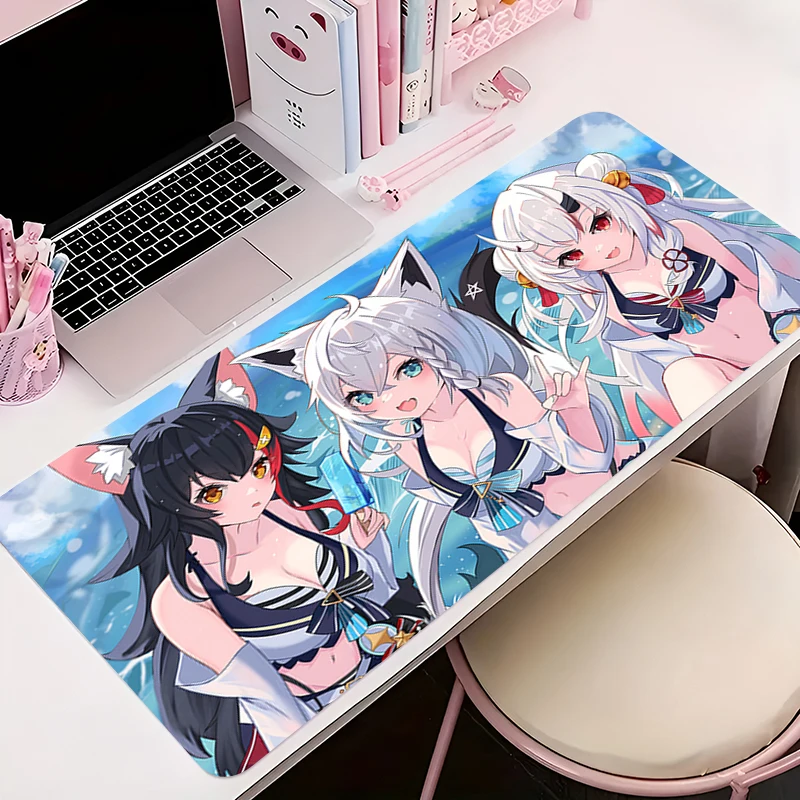 Office PC Gamer Mouse Pad Gaming Accessories Keyboard Mat Anime Anti-slip Mousepad H-hololive Shirakami Fubuki Rubber Desk Mat
Office PC Gamer Mouse Pad Gaming Accessories Keyboard Mat Anime Anti-slip Mousepad H-hololive Shirakami Fubuki Rubber Desk Mat