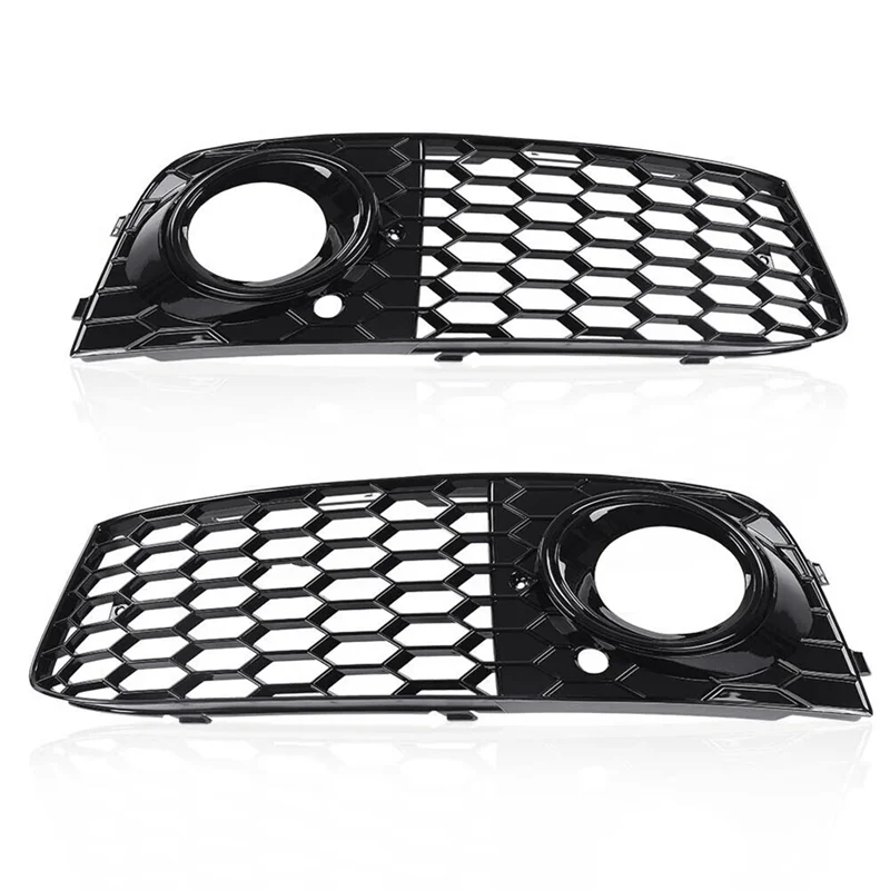 Black Car Front Fog Light Mesh Grille Cover For A4 B8 2009 2010 2011 2012 Fog Lamp Honeycomb Grille Cover Replacement Parts
Black Car Front Fog Light Mesh Grille Cover For A4 B8 2009 2010 2011 2012 Fog Lamp Honeycomb Grille Cover Replacement Parts