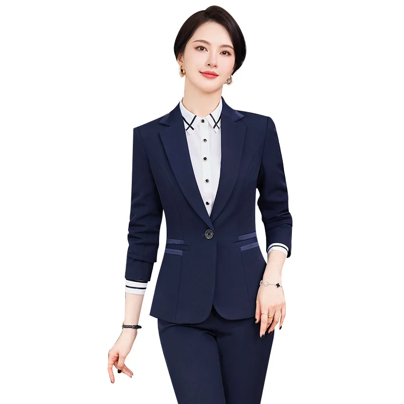 High Quality Fabric Formal Women Business Suits Female Pantsuits Autumn Winter Professional OL Styles Ladies Work Wear Blazers
High Quality Fabric Formal Women Business Suits Female Pantsuits Autumn Winter Professional OL Styles Ladies Work Wear Blazers