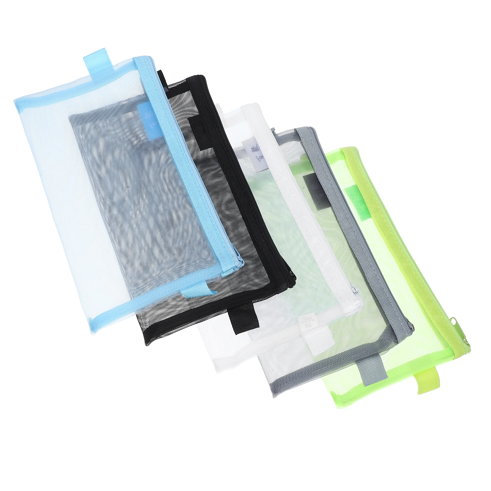 5pcs Mesh Zipper File Bags Transparent Organizer Pencil Case Stationery Holder Students Accessories Travel Pouch Cosmetics Bag
5pcs Mesh Zipper File Bags Transparent Organizer Pencil Case Stationery Holder Students Accessories Travel Pouch Cosmetics Bag