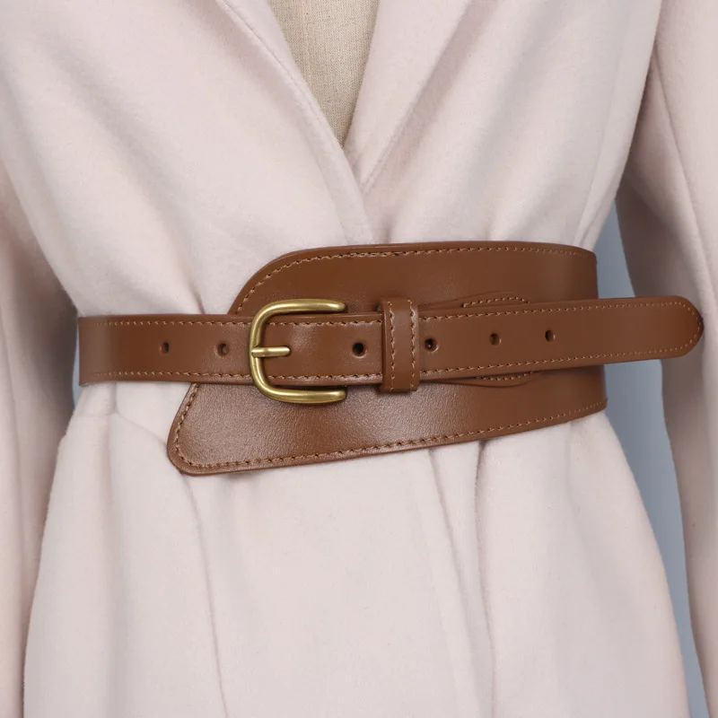 Ремень женский из коровьей кожи, широкие ремни, однотонный пояс, джинсовое платье, женские аксессуары, стильные асимметричные декоративные ремни
Ремень женский из коровьей кожи, широкие ремни, однотонный пояс, джинсовое платье, женские аксессуары, стильные асимметричные декоративные ремни