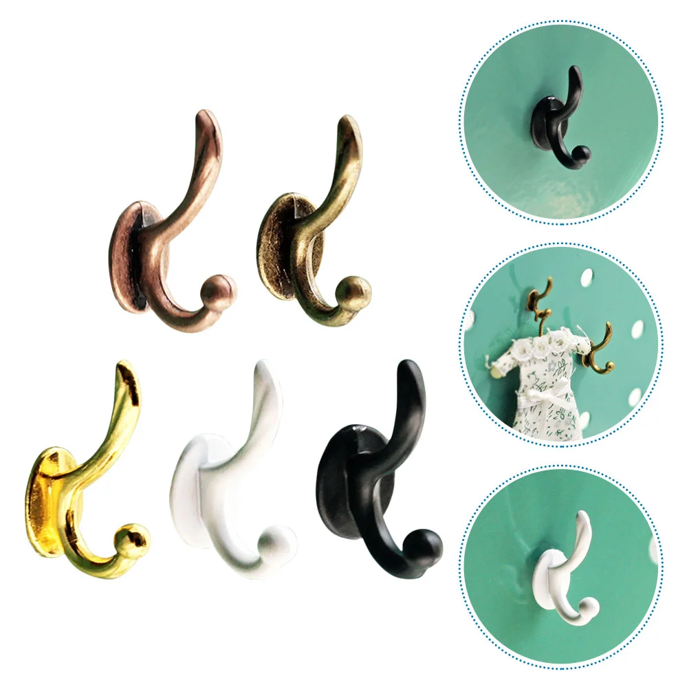 5 Pcs Mini Hook Tiny Wall Hooks Bracket Small Clothing Clothes House Hangers Furniture Hanging
5 Pcs Mini Hook Tiny Wall Hooks Bracket Small Clothing Clothes House Hangers Furniture Hanging