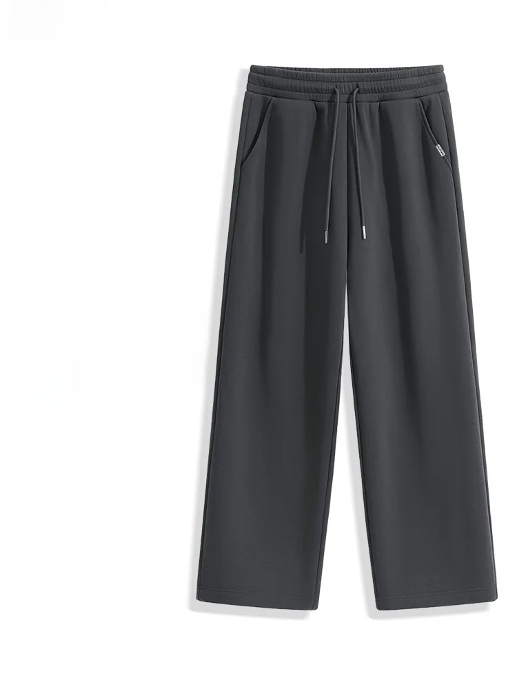 Мужские повседневные брюки прямого кроя на флисовой подкладке, свободные, в американском стиле, осенне-зимние, теплые, для отдыха
Мужские повседневные брюки прямого кроя на флисовой подкладке, свободные, в американском стиле, осенне-зимние, теплые, для отдыха