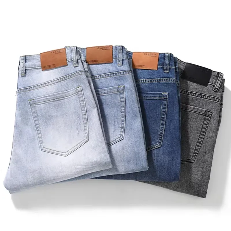 Men's Jeans Stretch Slim Regular Fit Gray Light Blue Dark Blue Jeans For Men Denim Pants Causal Streetwear Mens Clothing
Men's Jeans Stretch Slim Regular Fit Gray Light Blue Dark Blue Jeans For Men Denim Pants Causal Streetwear Mens Clothing
