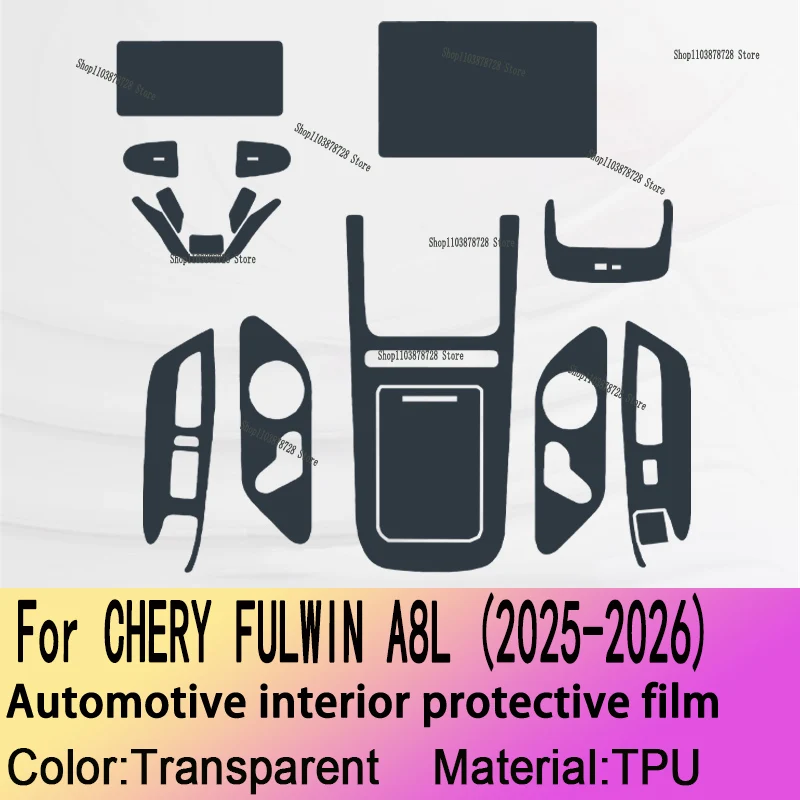 For CHERY FULWIN A8L (2025-2026) Gearbox Panel Navigation Automotive Interior Screen Protective Film TPU Anti-Scratch
For CHERY FULWIN A8L (2025-2026) Gearbox Panel Navigation Automotive Interior Screen Protective Film TPU Anti-Scratch