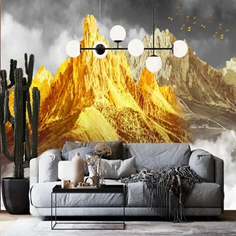 Customized Size 3D Photo Wallpaper Modern Abstract Mountain Cloud Landscape Living Room Bedroom Study Room Mural Wall Painting
Customized Size 3D Photo Wallpaper Modern Abstract Mountain Cloud Landscape Living Room Bedroom Study Room Mural Wall Painting