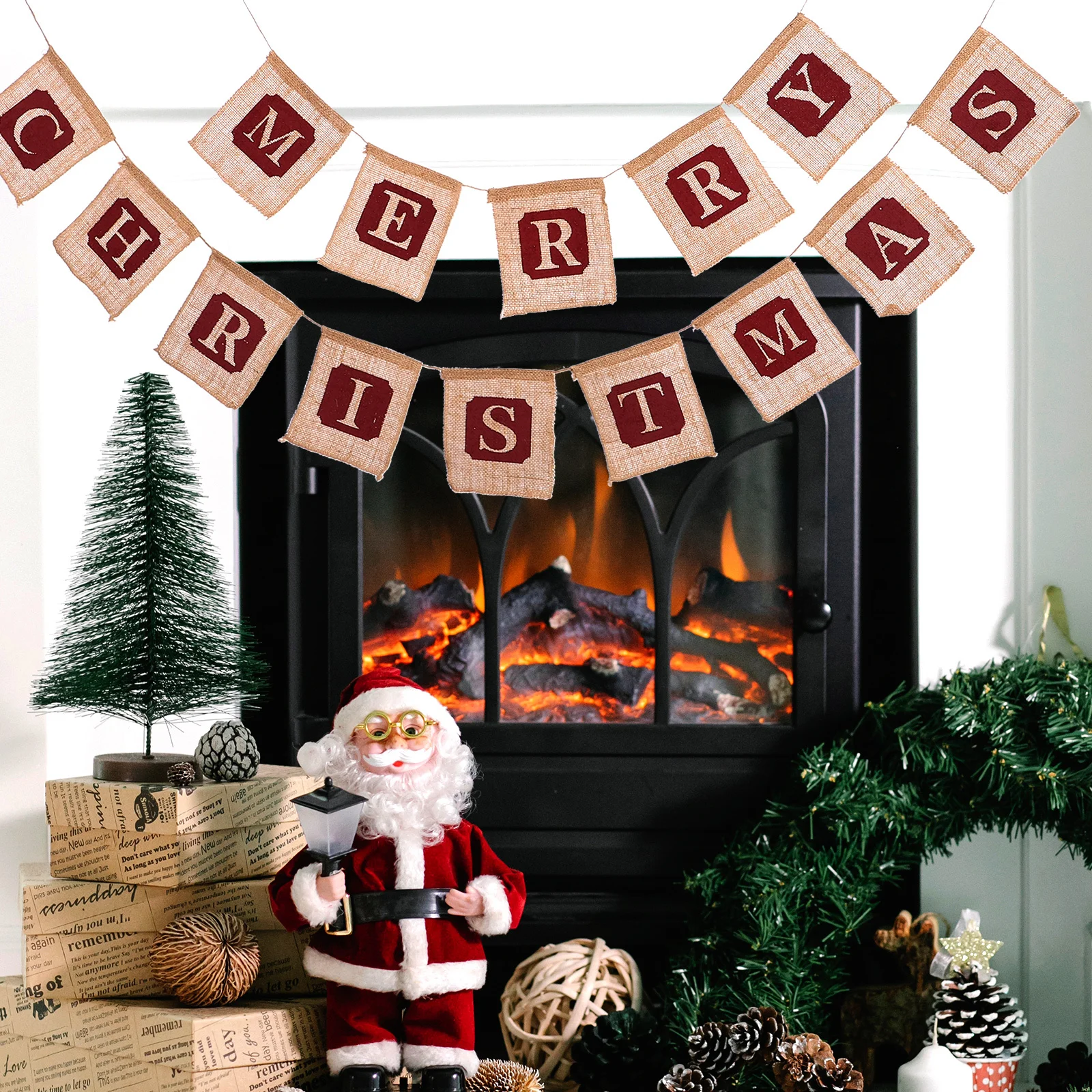 Merry Christmas Burlap Banner Linen Hanging Party Decoration for Indoor Outdoor Walls Windows Doors Xmas Tree Banner
Merry Christmas Burlap Banner Linen Hanging Party Decoration for Indoor Outdoor Walls Windows Doors Xmas Tree Banner