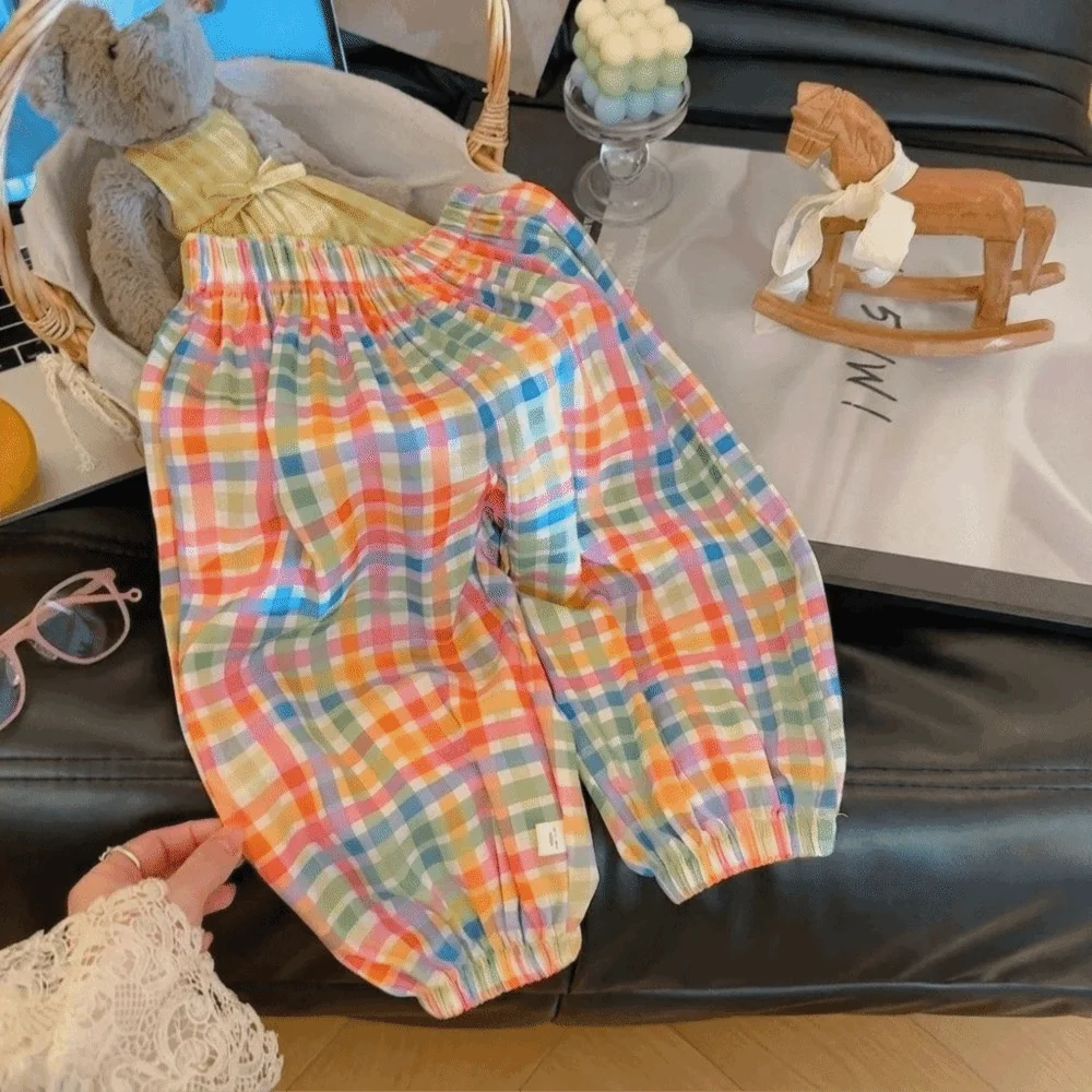 Loose Floral Print Children's Harlan Pants Ankle Length Mosquito Proof Summer Trousers Cotton Ankle Pants Girl
Loose Floral Print Children's Harlan Pants Ankle Length Mosquito Proof Summer Trousers Cotton Ankle Pants Girl