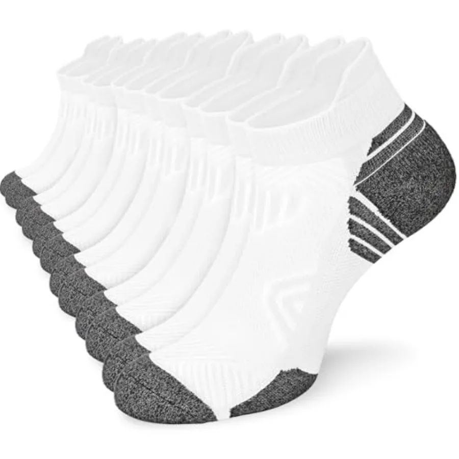 Cushioned Cotton Ankle Compression Socks for Men Women 6 Pairs Wicking Low Cut Arch Support Plantar Fasciitis Socks
Cushioned Cotton Ankle Compression Socks for Men Women 6 Pairs Wicking Low Cut Arch Support Plantar Fasciitis Socks