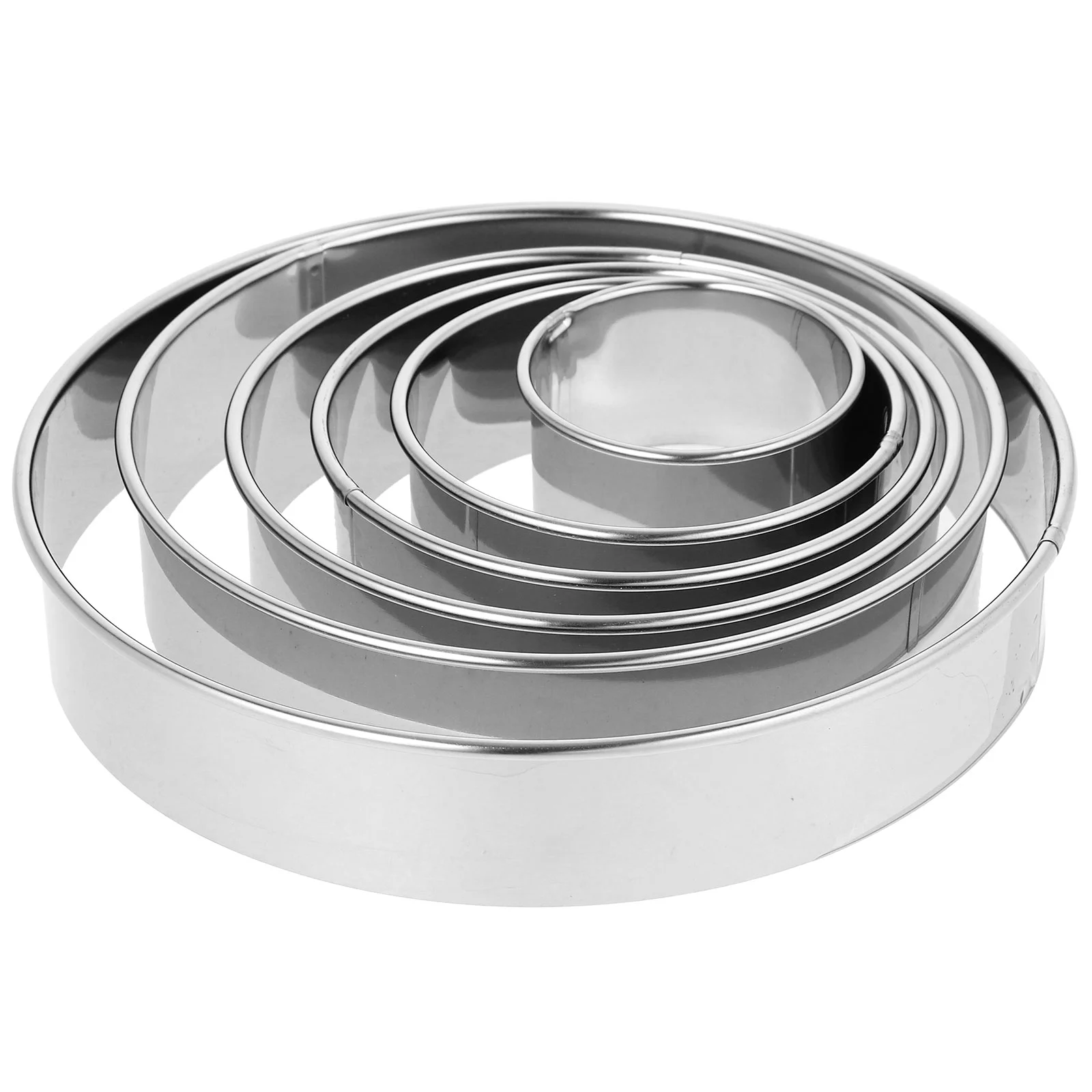 6 Pcs Round Cake Mold Ring Pan Circle Cookie Biscuit Pans Molds for Cooking Pancake Rings Baking Griddle
6 Pcs Round Cake Mold Ring Pan Circle Cookie Biscuit Pans Molds for Cooking Pancake Rings Baking Griddle