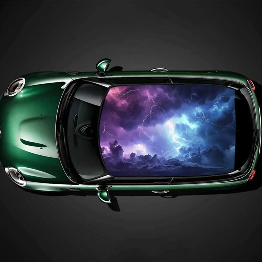 Purple Thunderstorm Weather Car Roof Sticker Wrap Racing SUV Auto Accessories Packaging PVC Car Hood Graphic Decal Decoration
Purple Thunderstorm Weather Car Roof Sticker Wrap Racing SUV Auto Accessories Packaging PVC Car Hood Graphic Decal Decoration
