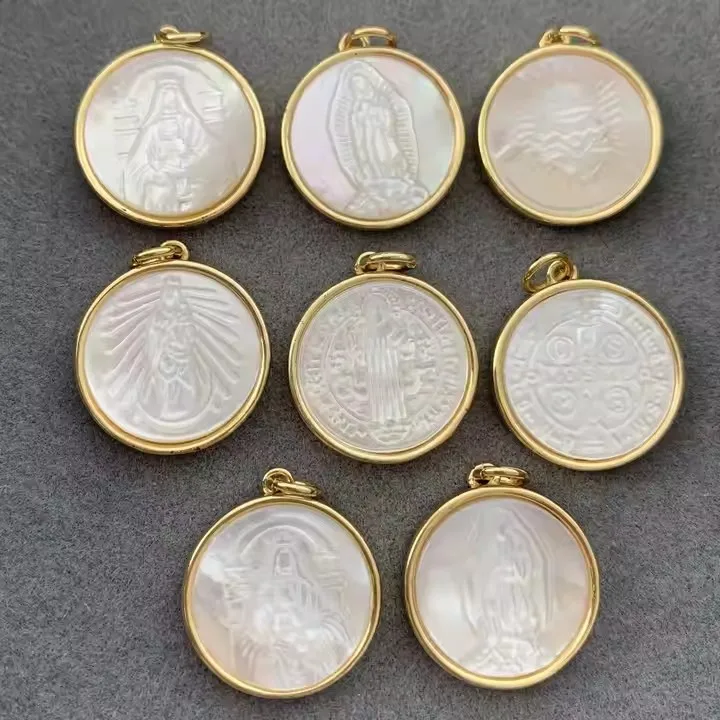 5Pcs 18k Gold saint Virgin Mary pendants multi shell charms & pendants fashion jewelry pendant diy Accessories
5Pcs 18k Gold saint Virgin Mary pendants multi shell charms & pendants fashion jewelry pendant diy Accessories