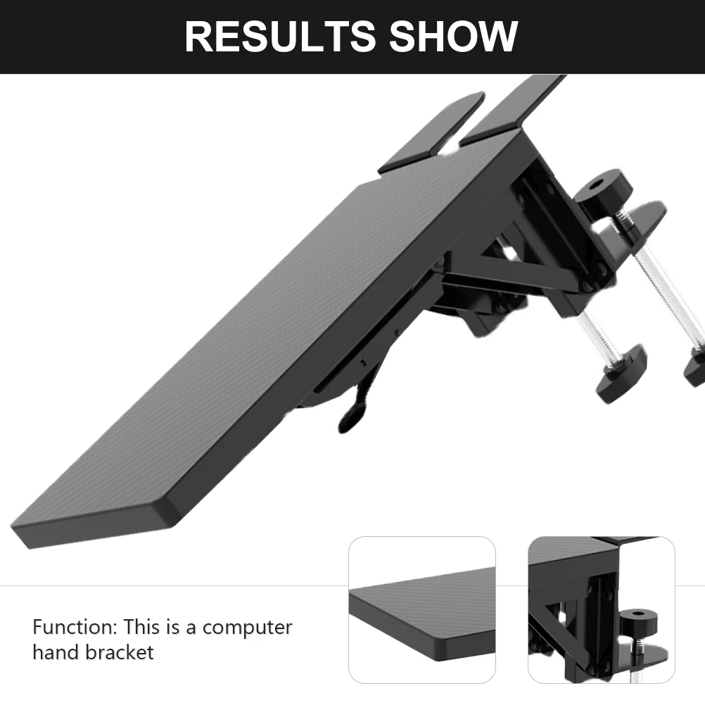 Table Wrist Guards Ergonomic Desk Extender Computer Hand Bracket Arm Rest for Support Black Expansion Board 
Table Wrist Guards Ergonomic Desk Extender Computer Hand Bracket Arm Rest for Support Black Expansion Board