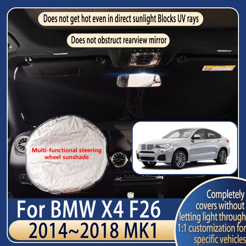 Steering wheel Car Sun Visor For BMW X4 F26 2014~2018 17 MK1 Summer Cooling Auto Accessories Front Windshield Sunshade Insulati
Steering wheel Car Sun Visor For BMW X4 F26 2014~2018 17 MK1 Summer Cooling Auto Accessories Front Windshield Sunshade Insulati