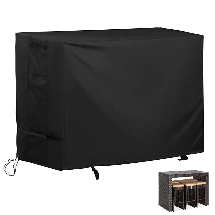 Чехол для высокого обеденного гарнитура для патио, чехол для уличного стола и стульев барной высоты для 7-местного плетеного барного обеденного гарнитура, обеденный стол для патио
Чехол для высокого обеденного гарнитура для патио, чехол для уличного стола и стульев барной высоты для 7-местного плетеного барного обеденного гарнитура, обеденный стол для патио