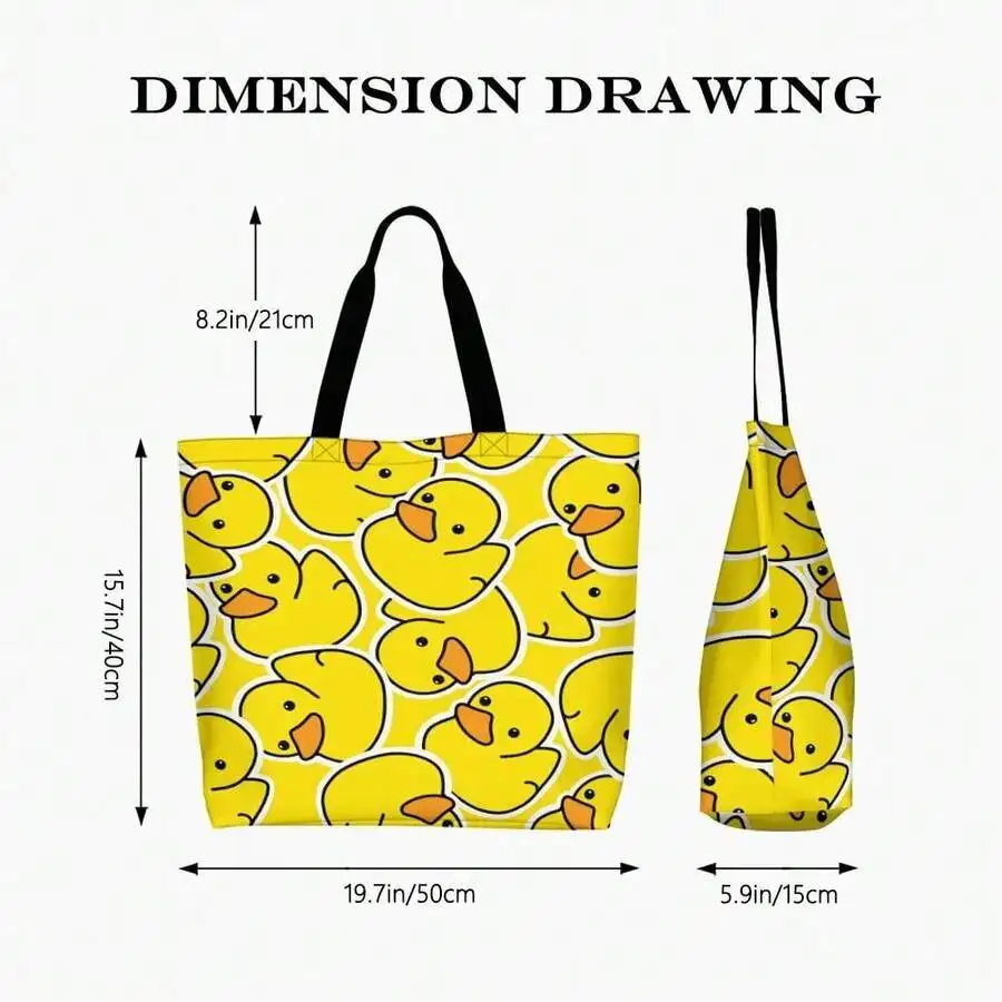 Cartoon Duck Print Casual Tote Bag For Women Summer Beach Travel Shopping Handbag
Cartoon Duck Print Casual Tote Bag For Women Summer Beach Travel Shopping Handbag