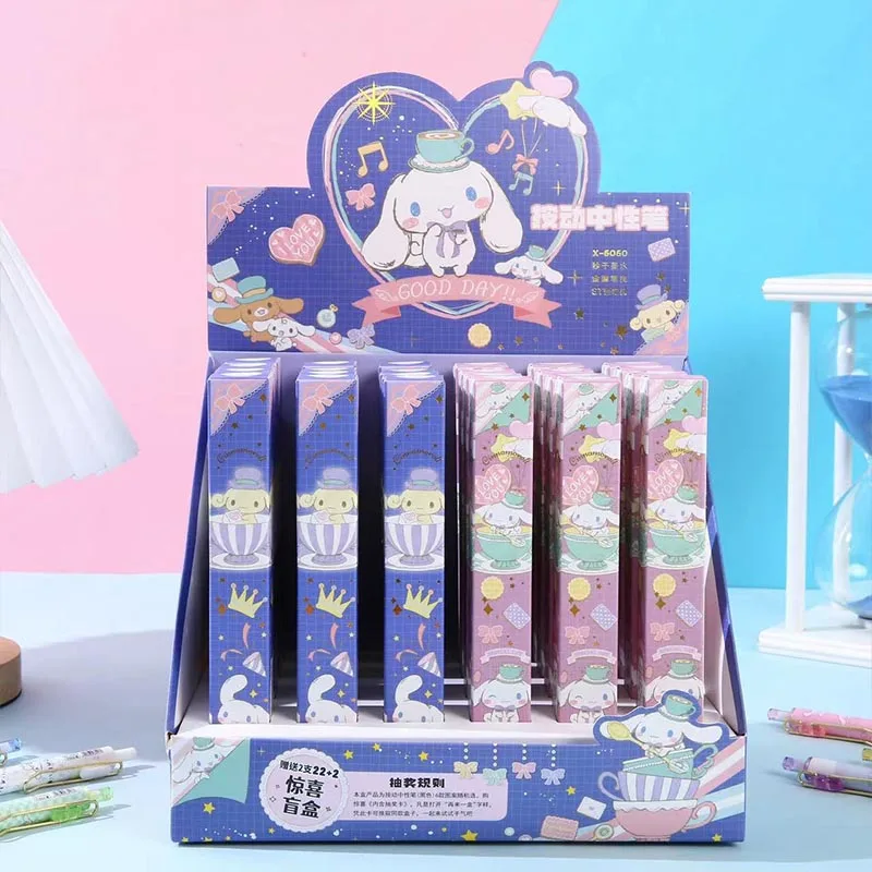 24pcs/ лот Kawaii Sanrio корица пресс гель ручки для написания мило 0,5 мм чернила нейтральный ручка Kuromi офис школьные поставки
24pcs/ лот Kawaii Sanrio корица пресс гель ручки для написания мило 0,5 мм чернила нейтральный ручка Kuromi офис школьные поставки