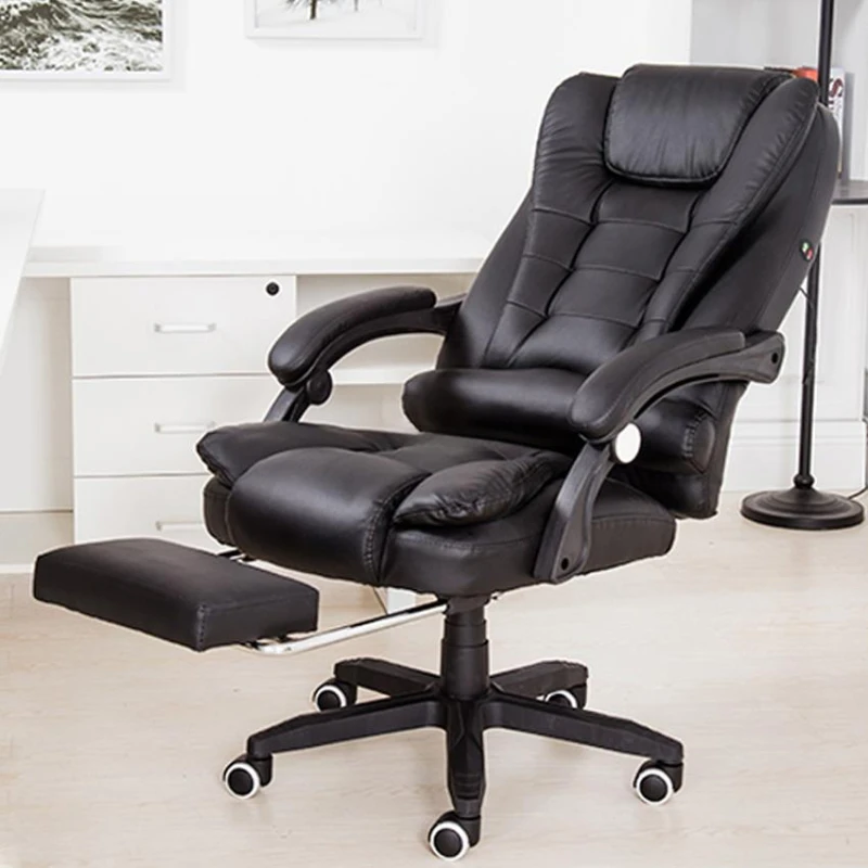Office Boss Chair Ergonomic Computer Gaming Chair Internet Cafe Seat Household Reclining Seven-point massage Chair With Footrest
Office Boss Chair Ergonomic Computer Gaming Chair Internet Cafe Seat Household Reclining Seven-point massage Chair With Footrest