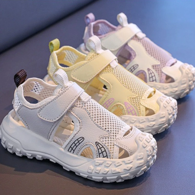 2026Summer New Kids Sandals Non Slip Boys Beach Shoes Simple Versatile Girls' Sneakers Lightwe Breathable Child Mesh Casual Shoe
2026Summer New Kids Sandals Non Slip Boys Beach Shoes Simple Versatile Girls' Sneakers Lightwe Breathable Child Mesh Casual Shoe