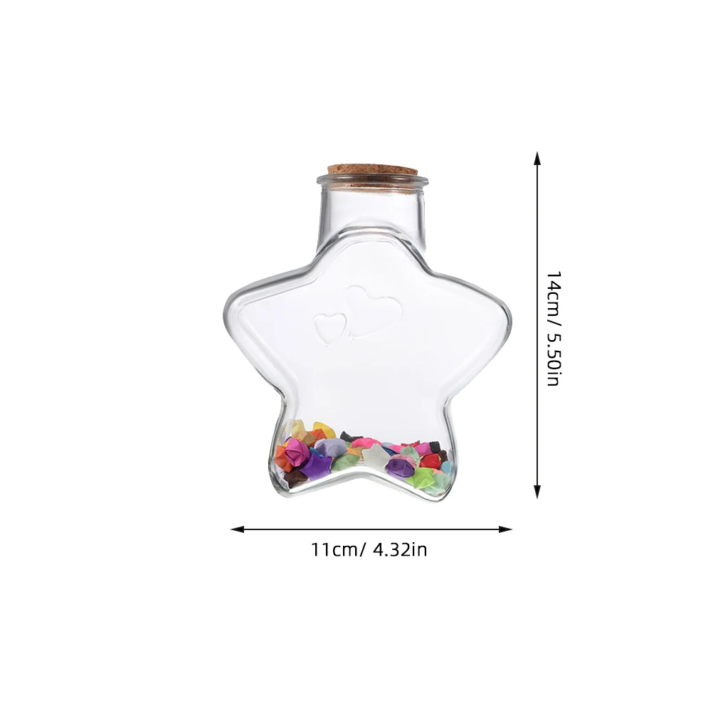 1Set Plastic Wishing Jar with Cork Stopper Transparent Craft Bottle for DIY Star Wishing Decoration Drift Bottle Adornment Empty
1Set Plastic Wishing Jar with Cork Stopper Transparent Craft Bottle for DIY Star Wishing Decoration Drift Bottle Adornment Empty