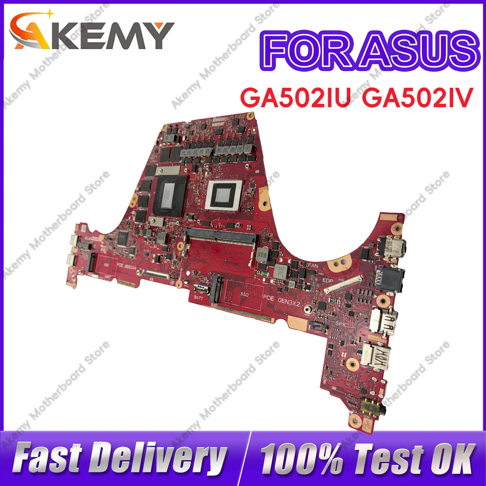 GA502IU Laptop Motherboard For ASUS ROG Zephyrus G15 GA502I GA502IU GA502IV Notebook Mainboard With R5 R7 R9 CPU 118% tests OK
GA502IU Laptop Motherboard For ASUS ROG Zephyrus G15 GA502I GA502IU GA502IV Notebook Mainboard With R5 R7 R9 CPU 118% tests OK