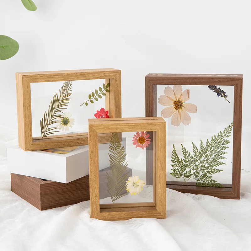Modern Minimalist Wooden Double-Sided Transparent Glass Photo Frame 3D Rectangle Square DIY Specimen Frame Home Decor
Modern Minimalist Wooden Double-Sided Transparent Glass Photo Frame 3D Rectangle Square DIY Specimen Frame Home Decor