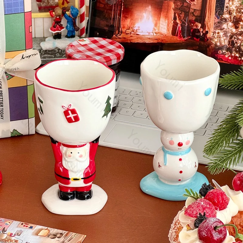 Christmas Ceramic Cups Creative Cute Snowman Coffee Cup Exquisite Santa Claus Mugs Birthday Gift for Good Friends
Christmas Ceramic Cups Creative Cute Snowman Coffee Cup Exquisite Santa Claus Mugs Birthday Gift for Good Friends
