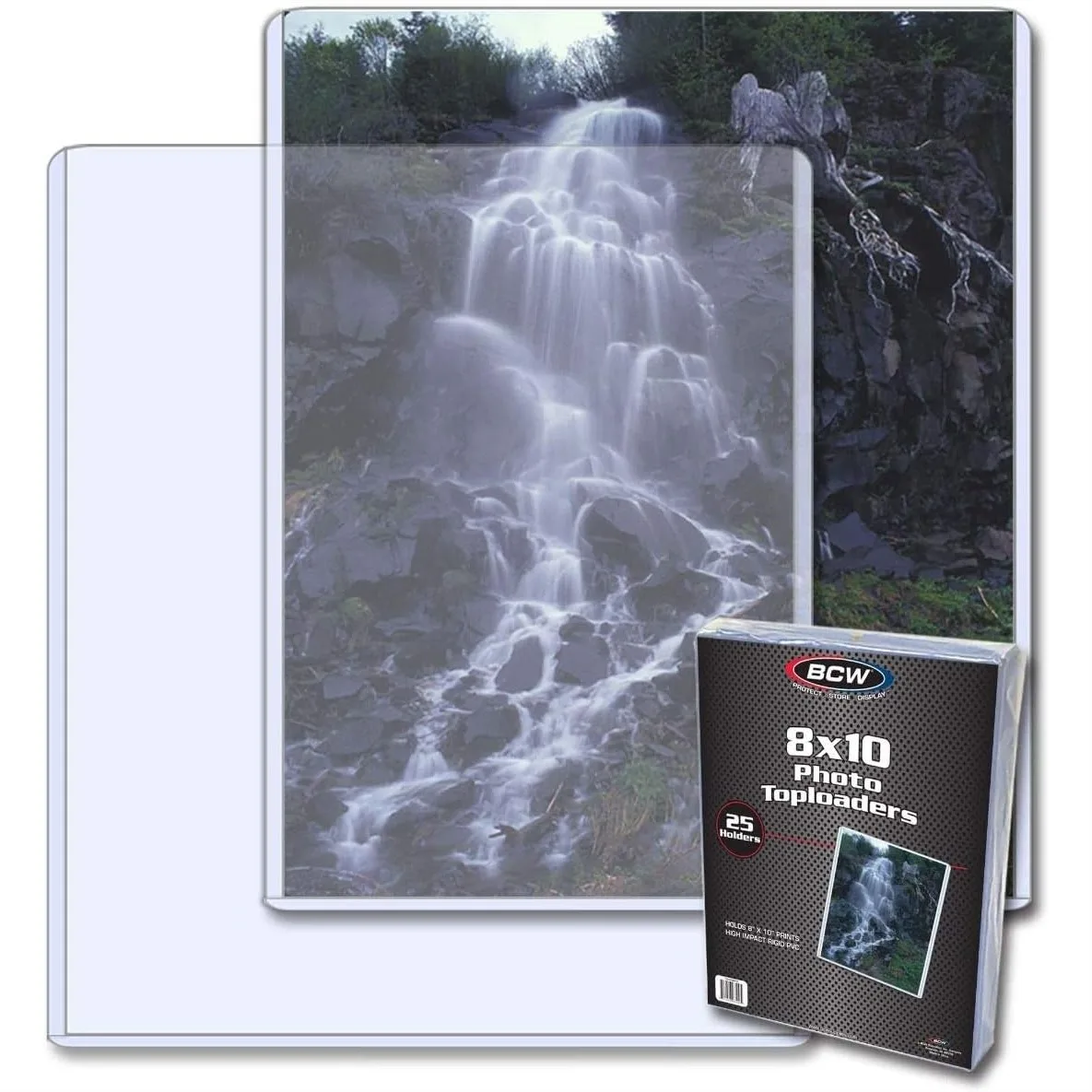8x10 Toploader Holder - 25 Count Rigid PVC Crystal Clear Photocard Sleeves for Prints, Non-Toxic Migration-Free Protection
8x10 Toploader Holder - 25 Count Rigid PVC Crystal Clear Photocard Sleeves for Prints, Non-Toxic Migration-Free Protection