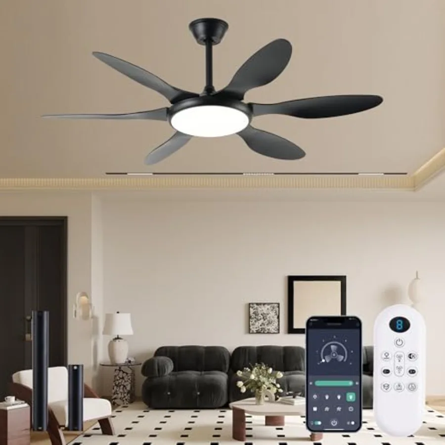Ceiling Fans with Lights, ch Ceilg Fan with Light and Remote Control, Reversible, 3CCT, Dimmable, Noiseless, LED Ceiling Fan fo
Ceiling Fans with Lights, ch Ceilg Fan with Light and Remote Control, Reversible, 3CCT, Dimmable, Noiseless, LED Ceiling Fan fo