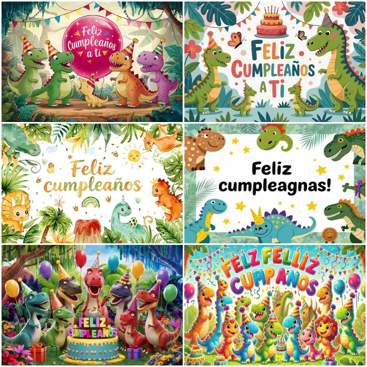 Jurassic Dinosaur Jungle 3th 4th Children Birthday Party Supplies Background Spanish Happy Birthday Backdrop Photography Banner
Jurassic Dinosaur Jungle 3th 4th Children Birthday Party Supplies Background Spanish Happy Birthday Backdrop Photography Banner