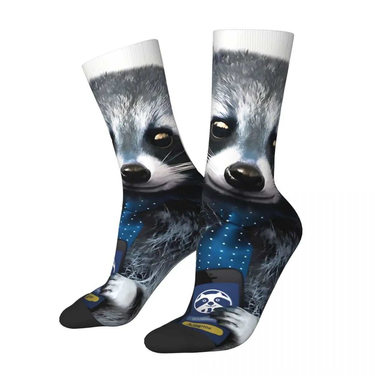 Funny Men's Socks Salutes Vintage Raccoon Harajuku Seamless Crew Sock Gift Pattern Printed
Funny Men's Socks Salutes Vintage Raccoon Harajuku Seamless Crew Sock Gift Pattern Printed