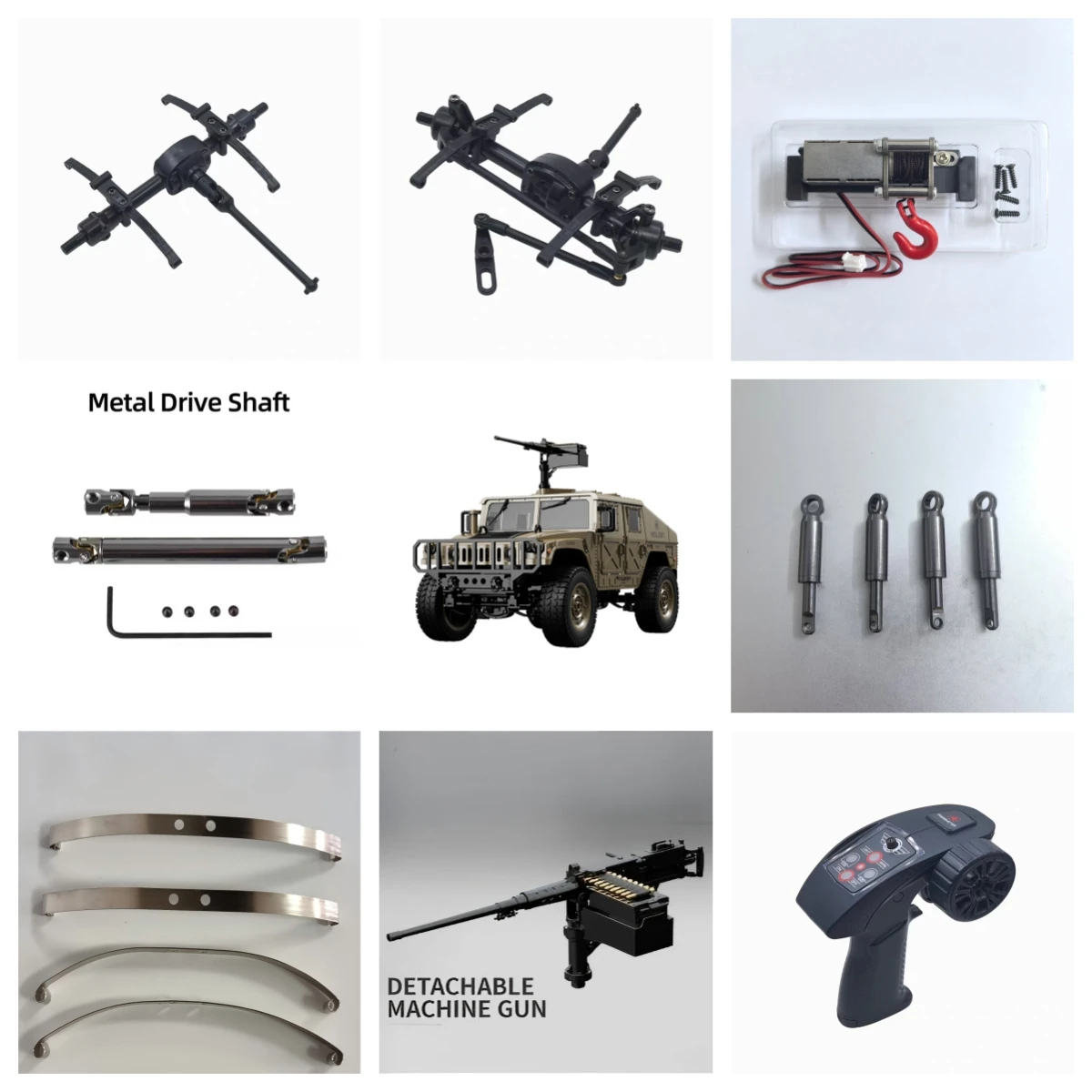 Upgrade Parts Accessories for JJRC C8835 RC Car Winch Metal CVD Drive Shaft Metal Shock for C8835 RC Car Upgrade Accessories
Upgrade Parts Accessories for JJRC C8835 RC Car Winch Metal CVD Drive Shaft Metal Shock for C8835 RC Car Upgrade Accessories