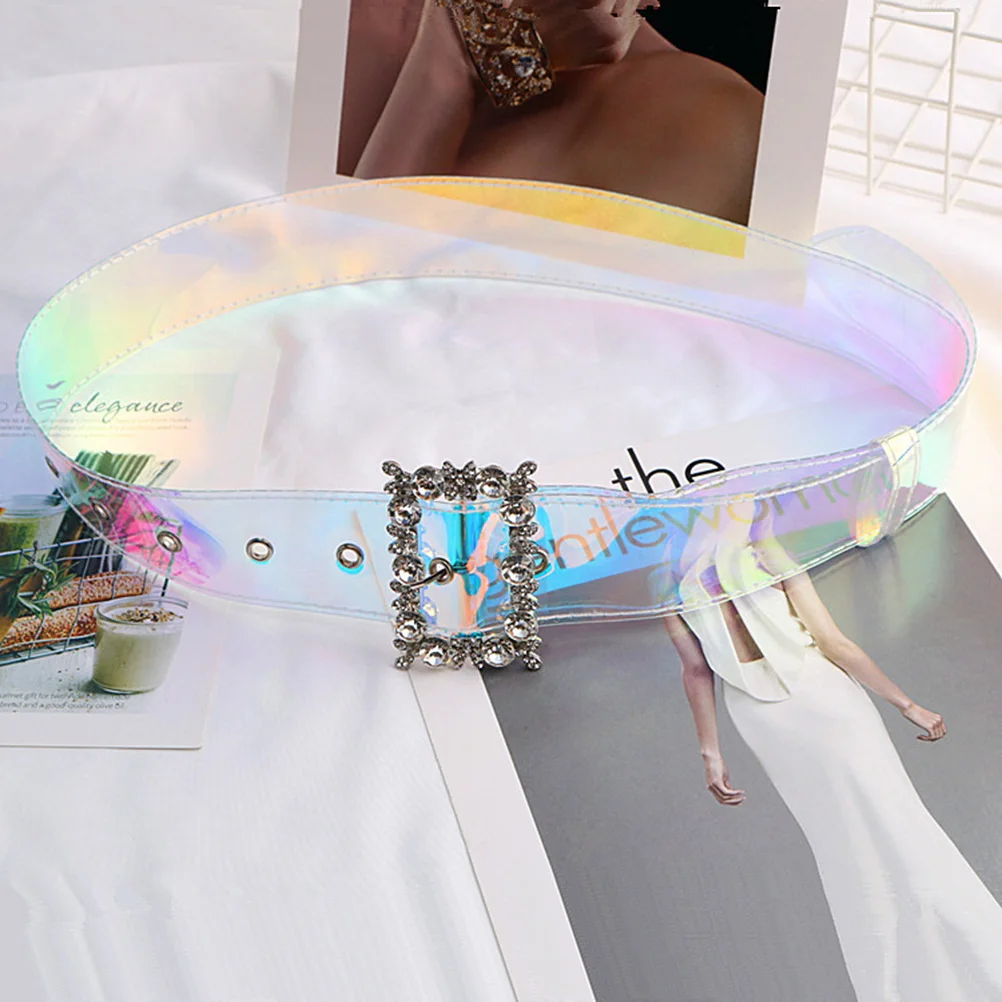 Laser Drill Square Buckle Belt Women Rhinestone Adjustable Waist Dress Chain Fashion Belt Decorative Accessory
Laser Drill Square Buckle Belt Women Rhinestone Adjustable Waist Dress Chain Fashion Belt Decorative Accessory