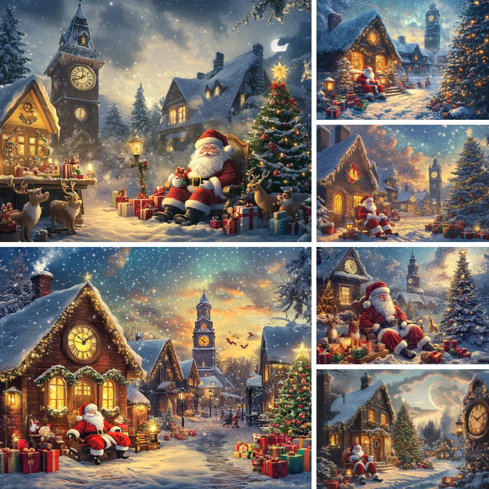 Merry Christmas Backdrop Santa Claus Winter Fireplace New Year Party Decorations Xmas Tree Background Baby Shower Supplies Gifts
Merry Christmas Backdrop Santa Claus Winter Fireplace New Year Party Decorations Xmas Tree Background Baby Shower Supplies Gifts