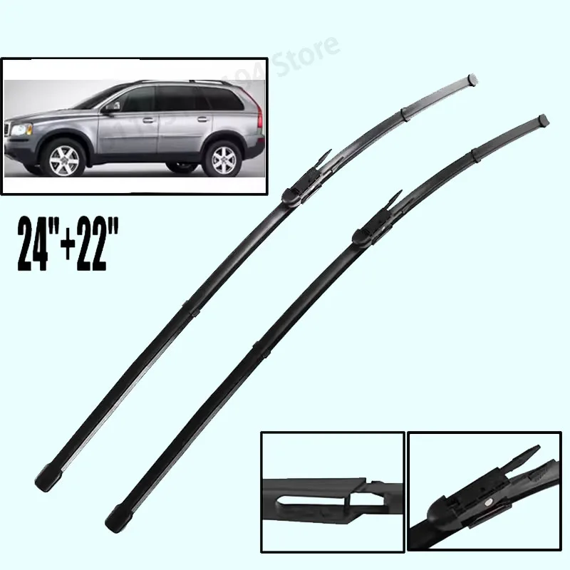 Wiper LHD Front & Rear Wiper Blades Set For Volvo V70 II 2004 - 2007 Windshield Windscreen Window Brushes 24"+22"
Wiper LHD Front & Rear Wiper Blades Set For Volvo V70 II 2004 - 2007 Windshield Windscreen Window Brushes 24"+22"
