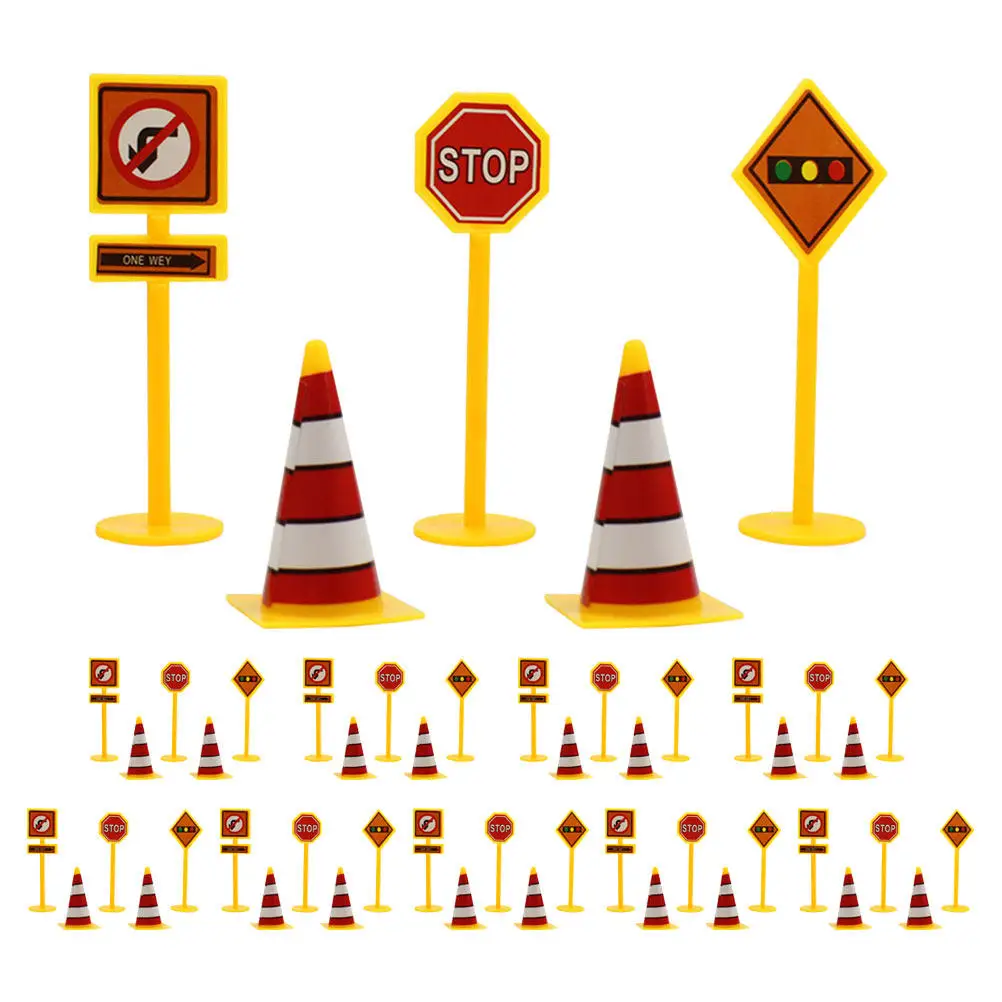 10Sets Road Traffic Sign Play Kit for Kids Interactive Learning Educational Street Signal Road Signs Set Mini
10Sets Road Traffic Sign Play Kit for Kids Interactive Learning Educational Street Signal Road Signs Set Mini