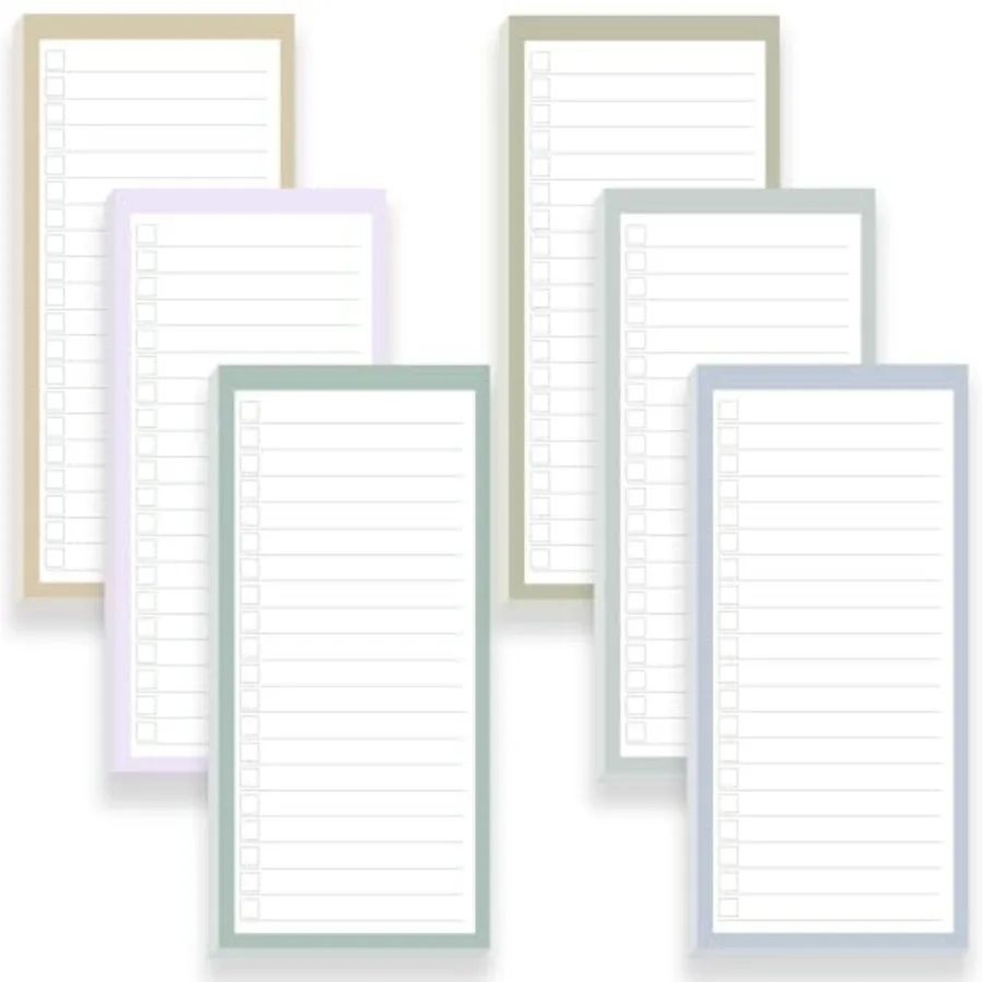 6 Pack Magnetic Notepads for Refrigerator Grocery List Magnet Pad for Fridge 50 Sheets per Note Pads To-Do List Shopping List 3
6 Pack Magnetic Notepads for Refrigerator Grocery List Magnet Pad for Fridge 50 Sheets per Note Pads To-Do List Shopping List 3