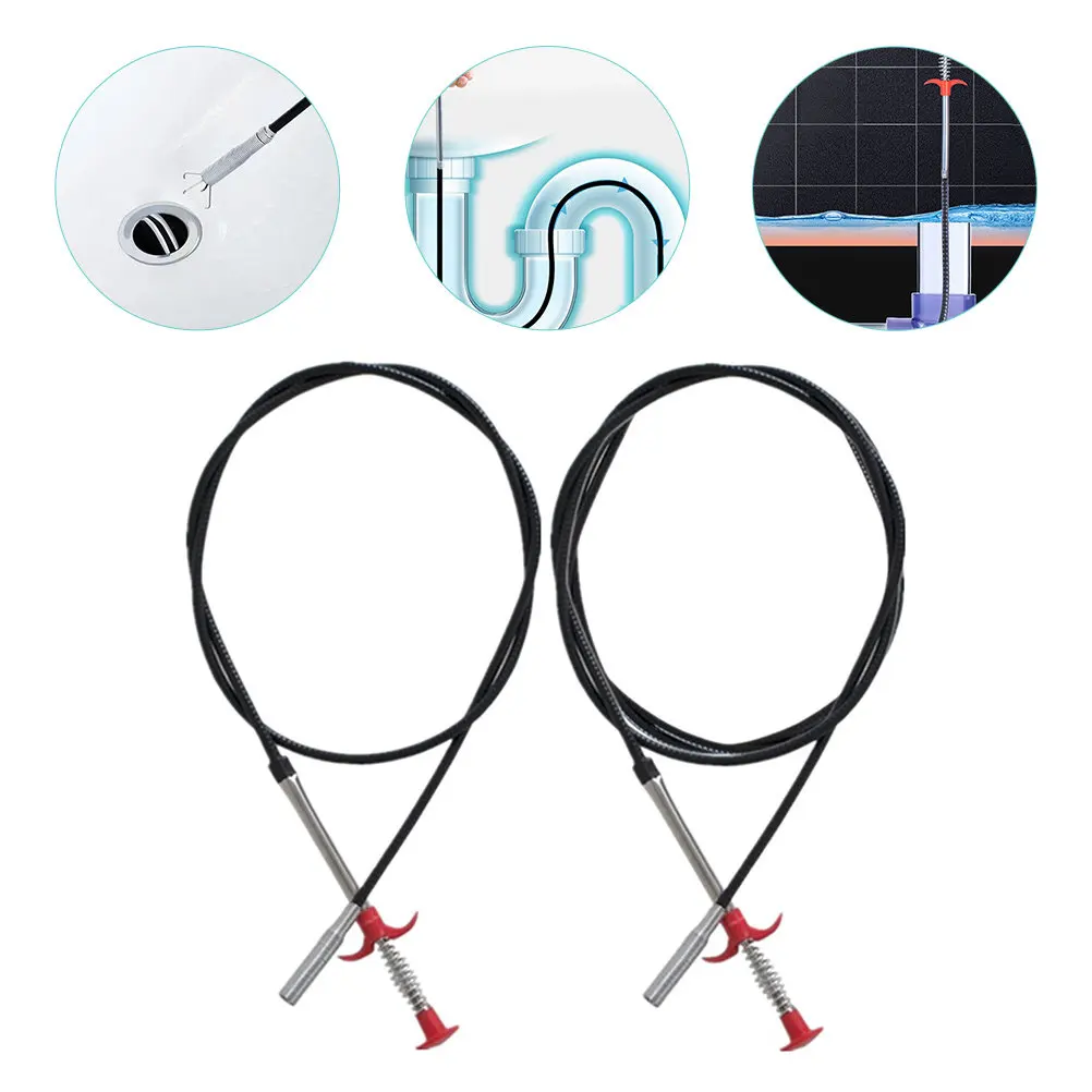 2pcs Drain Clog Remover Tools Flexible Pipeline Dredge Hook For Sink Shower Kitchen Cleaning Claw Catcher Home Drain Cleaning
2pcs Drain Clog Remover Tools Flexible Pipeline Dredge Hook For Sink Shower Kitchen Cleaning Claw Catcher Home Drain Cleaning
