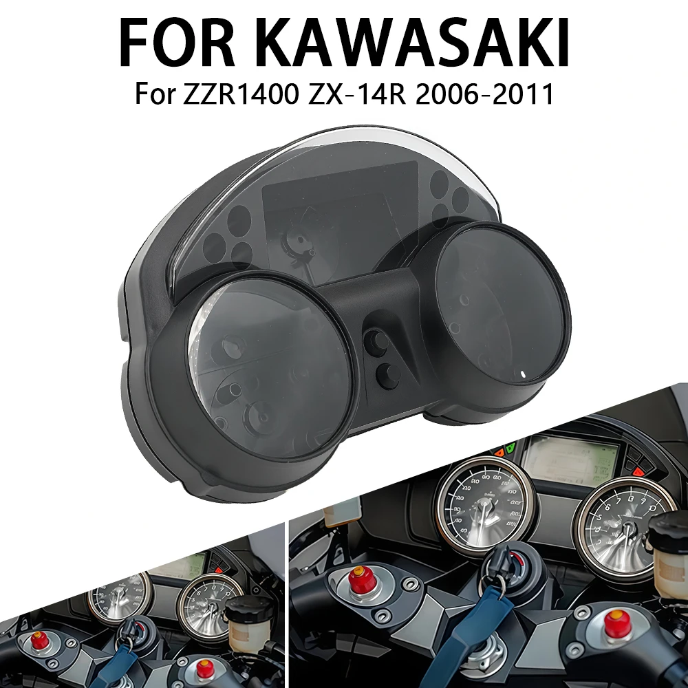 Для KAWASAKI ZZR1400 ZX-14R ZX 14R ZX14R 2006 2007 2008-2011 Корпус спидометра и прибора Датчик Одометр Тахометр Крышка корпуса
Для KAWASAKI ZZR1400 ZX-14R ZX 14R ZX14R 2006 2007 2008-2011 Корпус спидометра и прибора Датчик Одометр Тахометр Крышка корпуса