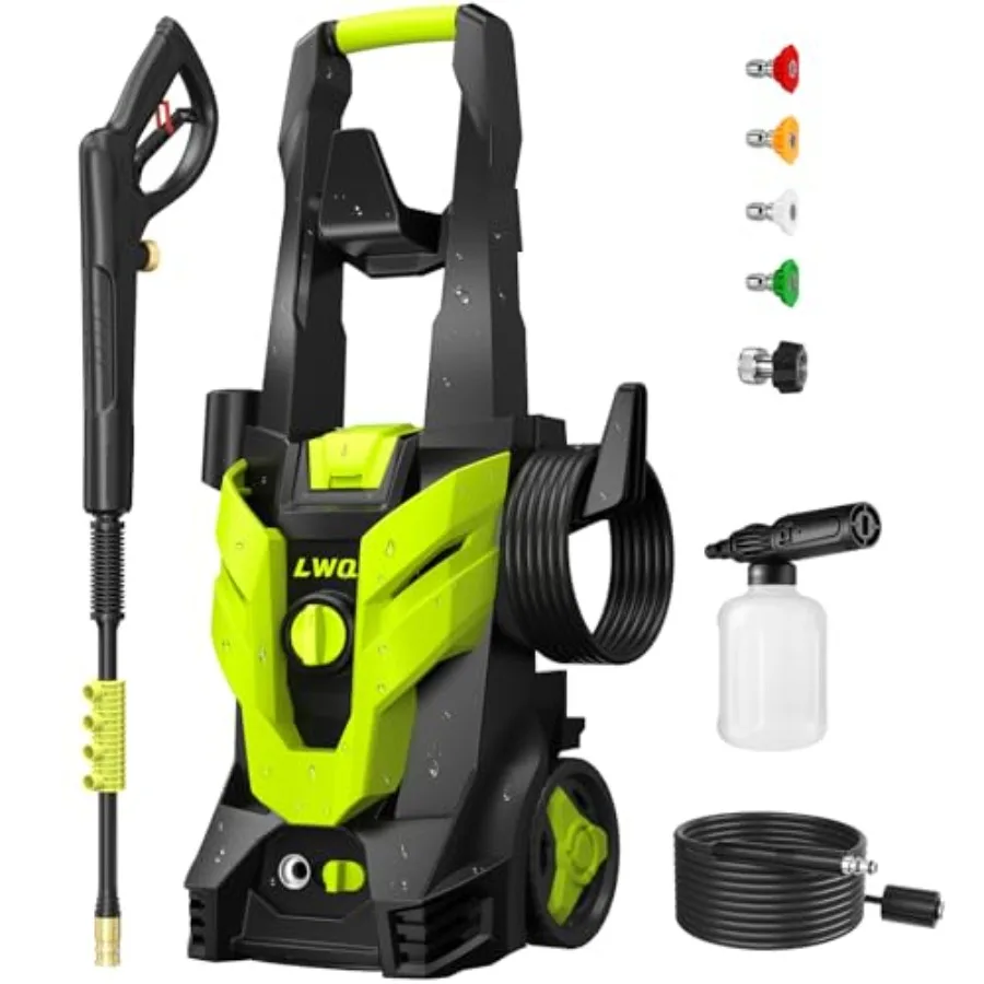 Pressure Washer Portable Power Washer 4 Quick Connect Nozzles High Pressure Cleaning Machine for Car Fence Driveway Patio Washi
Pressure Washer Portable Power Washer 4 Quick Connect Nozzles High Pressure Cleaning Machine for Car Fence Driveway Patio Washi