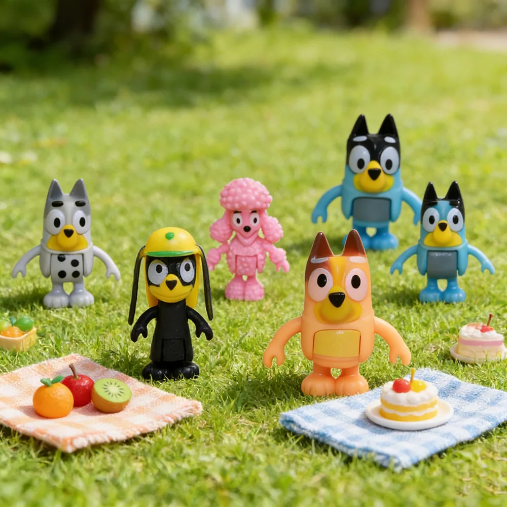 Bluey Family's 8pce Handmade Dolls, Puppy Joints, Movable Cake Baking Decoration
Bluey Family's 8pce Handmade Dolls, Puppy Joints, Movable Cake Baking Decoration