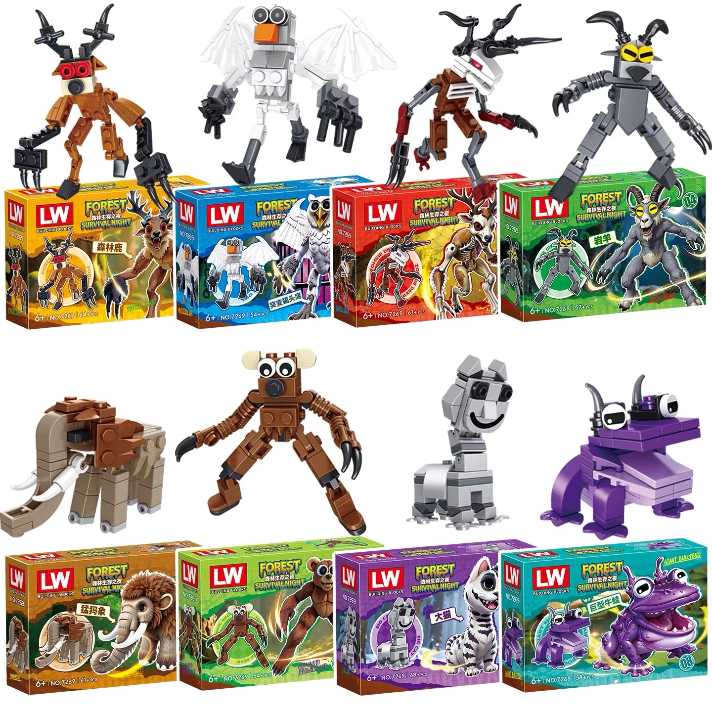 НОВЫЙ 99-ночей в лесу, игрушка-блок, фигурка животного, оленя, совы, сборная модель, строительный блок, игрушка в подарок для детей, слепая коробка
НОВЫЙ 99-ночей в лесу, игрушка-блок, фигурка животного, оленя, совы, сборная модель, строительный блок, игрушка в подарок для детей, слепая коробка